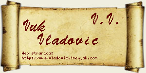 Vuk Vladović vizit kartica